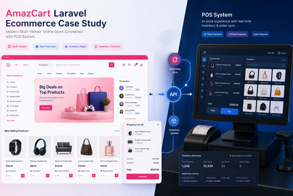AmazCart Ecommerce CMS