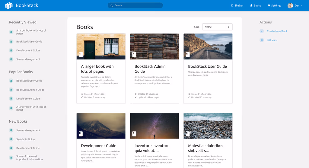  BookStack Image Management