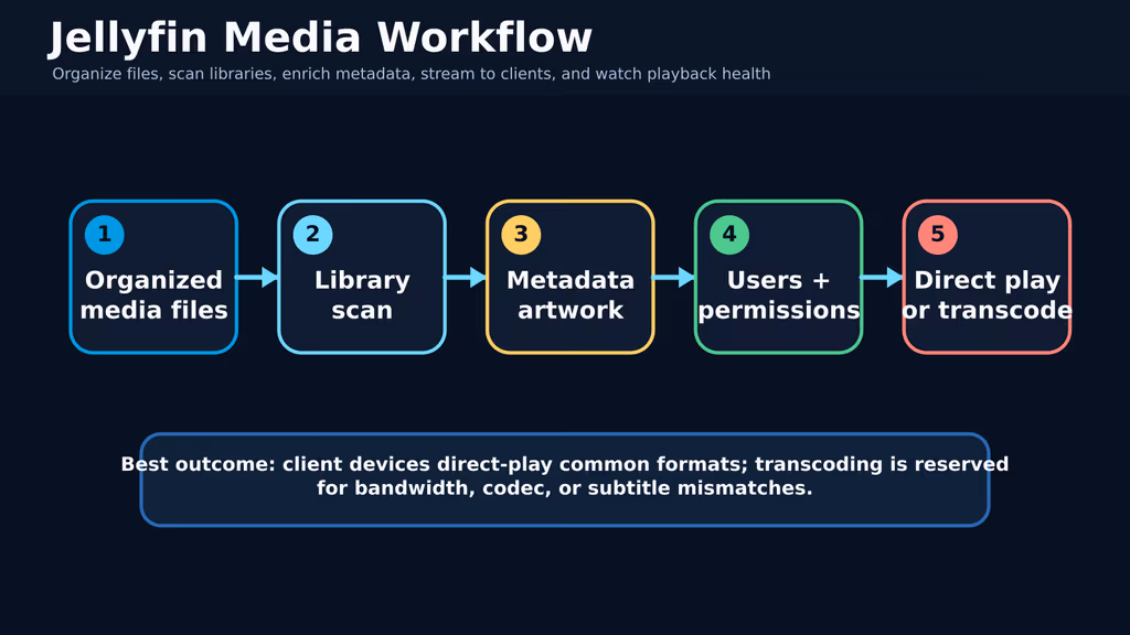  Jellyfin media workflow