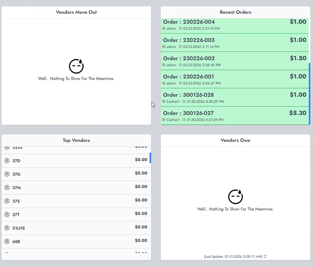 Custom dashboard widgets