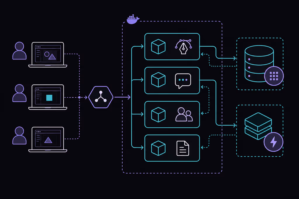  Penpot self-hosted stack overview