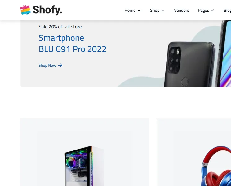 Shofy shop banner