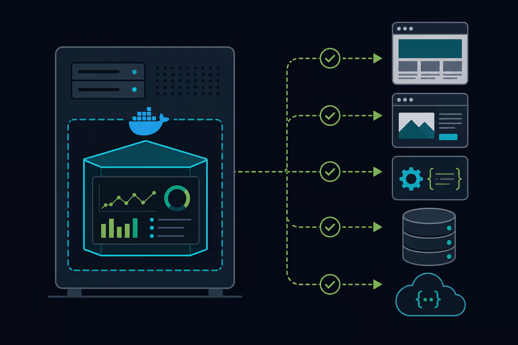  Uptime Kuma infrastructure overview